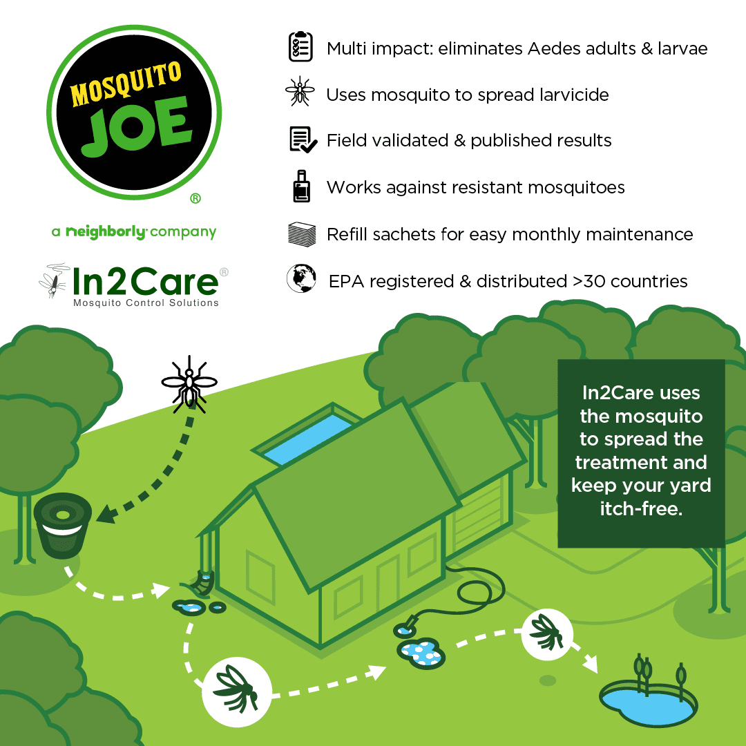 Benefits of using In2Care solutions with Mosquito Joe.